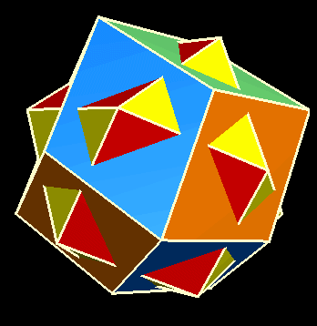 Vector Equilibrium duel Rhombic Dodecahedron